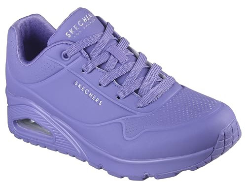 Skechers Damen UNO Stand ON AIR, Lilac Durabuck/Mesh, 42 EU