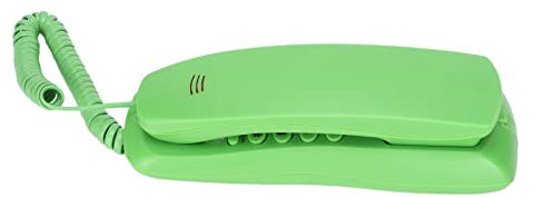 Corded Phone, Night Light Service Hotel Telephone for Hotel for Office for Home (Green)