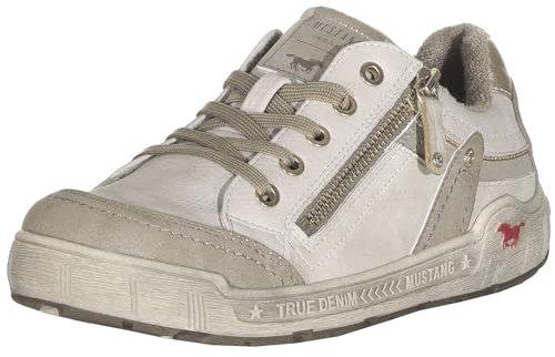 Mustang Damen 1290-302 Sneaker, Ivory, 41 EU