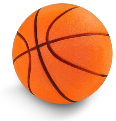 Baloncesto Silencioso Tamaño 7 - Práctica Interior Con Rebote Silencioso, Entrenamiento de Volcadas, Elasticidad y Bajo Ruido - Regalo para Deportes y Ejercicio