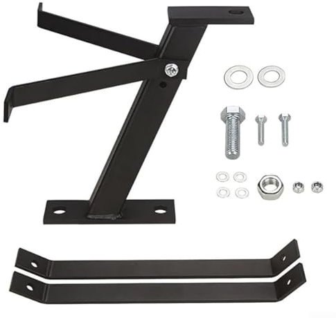 Support d'attelage de remorque de jardin robuste en fer pour tondeuse à gazon avec récepteur à boule pour tondeuse autoportée, remorquage, transport