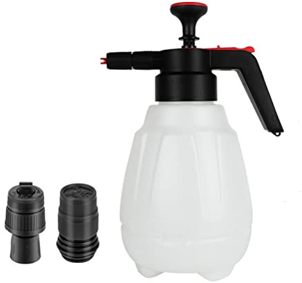 RASTKY Pression Manuelle du en Mousse Produisez Une Bombe à Neige 2,5 L Réservoir d'eau Détergent à Eau Chaude Mélanger 3 Modes de Pulvérisation avec Un Temps de Pulvérisation Plus