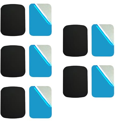 AOOOWER Placa de montaje para teléfono, lámina de metal adhesiva de alta resistencia para parabrisas de coche y salpicadero, soporte de coche