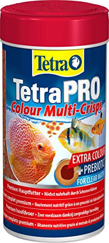 Tetra Pro Colour Multi-Crisps - Premium Fischfutter mit Farbkonzentrat für schöne, farbenprächtige Fische, 250 ml