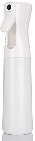 Flacone Spray Acqua di Plastica per Parrucchieri Riutilizzabile Bottiglia Spray per Barbiere, Strumento per Capelli (Bianco-300ml)