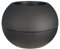 Riviera Granit Boule, 50cm Diamètre, Noir