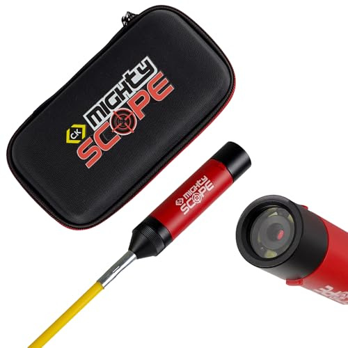 C.K Mighty Scope - Cámara de inspección inalámbrica Wi-Fi para varillas de cable MightyRods, transmisión HD al teléfono móvil o dispositivo inteligente, extractor de cables eléctricos, acceso de cable