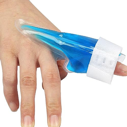 Poch de Glace Thérapie de Chaud Froid,Finger Cold Gel Ice Pack,Plusieurs Compresses Réutilisables pour les Doigts et les Orteils,pour les blessures Arthrite Tendinite 6cm