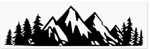 Decalcomanie Montagne Auto Universali Per Tutto Il Corpo - Adesivi Resistenti All'Acqua e Anti-Sbiadimento - Regalo Per Gli Amanti Delle Auto