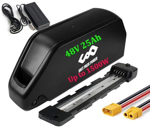 48v 25Ah Batterie vélo électrique pour kit de Roue avec Moteur 250W-1500W