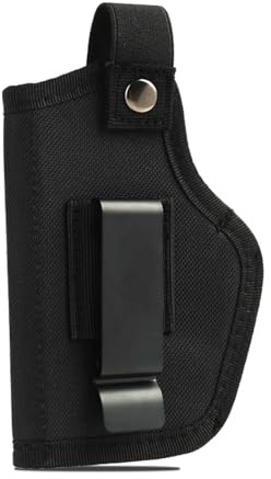 Fondina Universale per Pistola Glock 17/19 e Beretta 92 FS - IWB Nascosta, Pelle PU Tattica, Destra/Sinistra, Alta Compatibilità, Ideale per Softair e Accessori