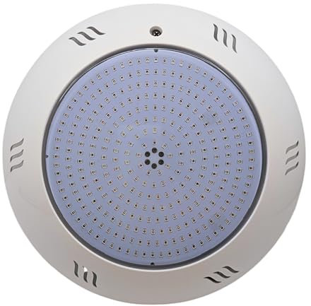 SWIMHOME Foco LED para Piscina | Color Blanco Frío 6000k | 35W 12V AC | Instalación de Superficie | Relleno de Resina