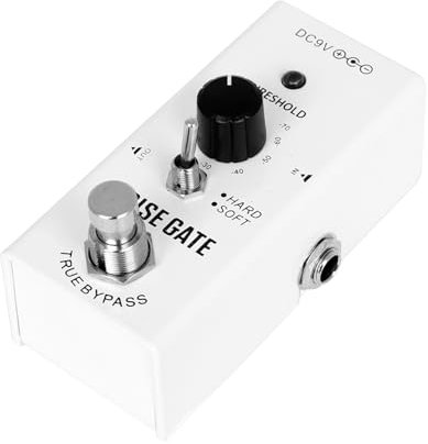Aluminiumlegierungsgeräuschtor E Gitarren Pedal Rausch Suppressor Gitarre Pedal True Bypass Rausch Reduktionseffekt Pedal
