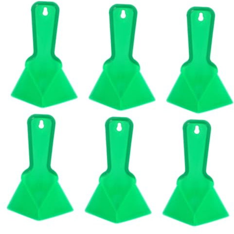AUTSUPPL 6 piezas Herramienta de Acabado para Esquinas de Paleta Plástica Resistente para Esquinas Interiores y Exteriores Cuchilla para Enlucido y Eliminación de Barro Uso Profesional