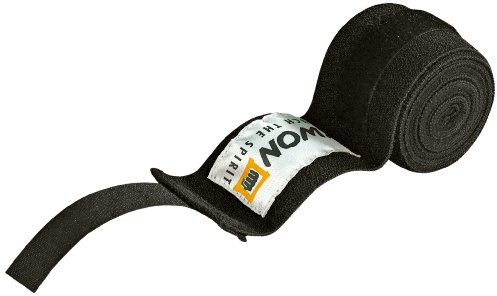 KWON Boxbandagen Unelastisch, schwarz, 4.5m, 4053015