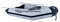 TALAMEX Aqualine QLS230 Schlauchboot mit Lattenboden, Länge 2,30m, grau