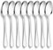 CoKeeSun 8 Pezzi Cucchiai, 18.5cm Cucchiaio da Tavola, Cucchiai in Acciaio Inox, Cucchiai da Minestra, Cucchiai da Zuppa, Lucidati a Specchio, per Casa Ristorante Feste, Lavabili in Lavastoviglie