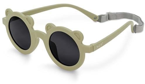 JAN & JUL Toddler Kids Sunglasses UV400 Polarized with Adjustable Strap for Girls and Boys, 100% UV Block