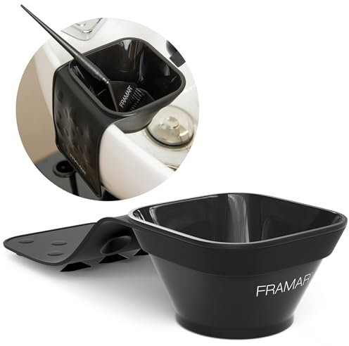 FRAMAR Toning Tub Ciotola Tinta Capelli - Ciotola Per Tinta Capelli, Ciotola Per Tintura, Ciotole Parrucchiere, Tinta Per Capelli, Accessori Parrucchiere, Ciotola Per Toner Capelli - 2 Pezzi