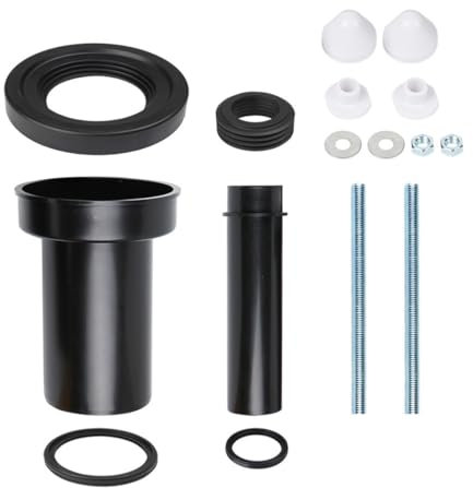 Laroal Connection Pipe Set Cistern Wall Hung WC Frame Toilet Rear Connection Pipe Kit For Wall-Mounted Toilets And Water Tank Flushing