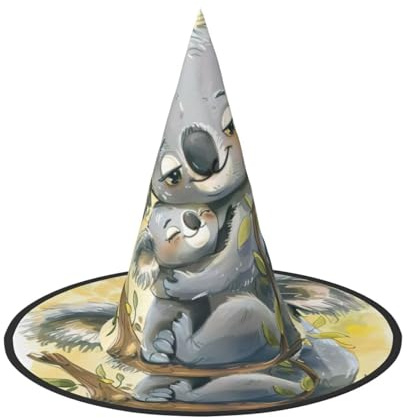 WenDang Niedlicher Koala-Hut für Mutter und Baby, lustig, für Urlaub, Party, Kostüm, Ball, Cosplay, Karneval, DIY-Dekoration (2 Stück)
