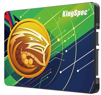 KingSpec SSD interno SATA III de 2,5 pulgadas, edición Championship, hasta 560 MB/s de lectura, 3D NAND Flash, ideal para ordenadores portátiles antiguos o de escritorio y consolas de juegos (2, TB)
