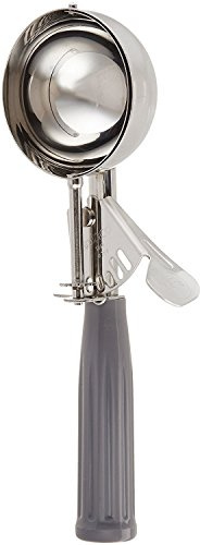 Winco Ice Cream Disher, Size 8, Plastic Hdl, Gray