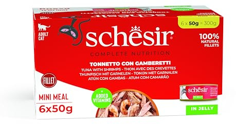 AGR.as Delic - Nourriture pour Chats, Multipack, 6 x 50 g Thon/crevettes