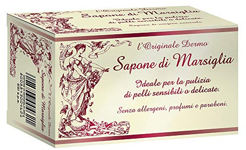ESI - Sapone di Marsiglia Solido, l'Originale, Idrata, Nutre e Lenisce la Pelle, Azione Protettiva della Cute, Dermatologicamente Testato, Senza Profumi e Coloranti, 200 g