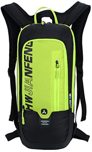 Hebetag Cycling Backpack Mountain Bike Rucksack for Men Women Travel Outdoor Sports Motorcycle Bicycle Biking Riding Daypack Pouch Pocket, Green
