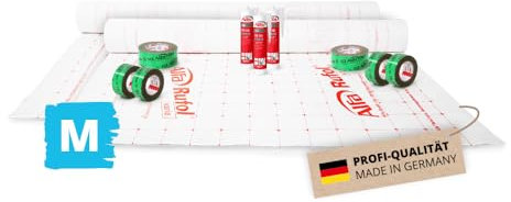 Kit d'aménagement intérieur de toit M avec système de frein à vapeur, film pare-vapeur, film pare-vapeur, pare-vapeur, film adhésif