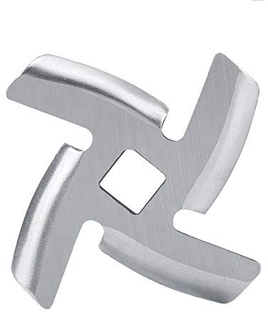 Picadora de carne de acero inoxidable, cuchilla plana, piezas de corte para Clatronic Kreuzmesser Twinzee Blades, cuchillo para picadora de carne, cuchillo Silver Crest N 12 (46 m