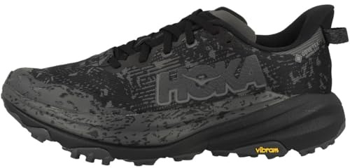 Hoka One One 1155150-BCKT Speedgoat 6 GTX Black/Outer Orbit Men's Scarpe Taglia US 9