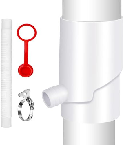 Gmokluytw Regenwasserfangsystem, Regenfängerfass-Umlenk-Set, wetterfest, Regenfangsystem, sammelt Regenwasser aus der Dachrinne, für Gartenbewässerung, Reinigung