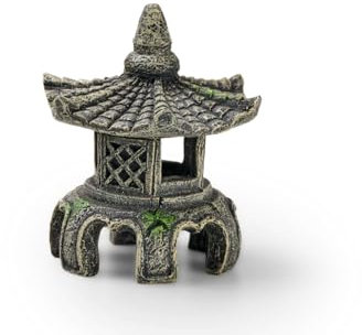 Eden 95231 Asien Tempel W - detailreiche Aquariumdekoration, ideale Versteckmöglichkeit für Aquarienbewohner, individuelle Aquariumgestaltung