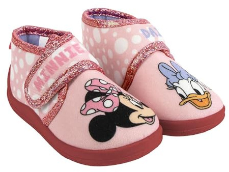 CERDÁ LIFE'S LITTLE MOMENTS Mixte Enfant Zapatillas De Casa Media Bota Minnie, Rose, 23 EU