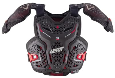 LEATT Pettorina 4.5 Hybrid Pro Junior #S/M 134-146cm Nero