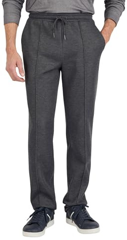 Damart - Pantalon De Détente en Molleton Homme Gris Chiné 92CM (Taille 46)