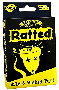 Cheatwell Games Ratted Drinking Card Game - Wild, Wicked, Outrageous Fun - 18+