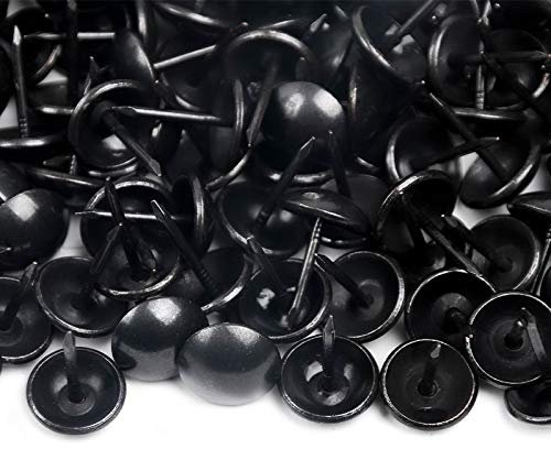 200 Clous tapissier - Gris anthracite - Ø11mm - Lentille fer