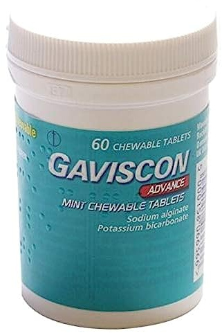GAVISCON Advance Mint CHEWABLE Tablets 60 Pack (Mint)