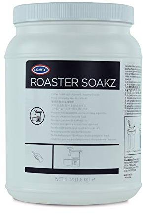 Urnex Roaster Soakz, Coffee Roasting Equipment Cleaning Powder, 1.8KG, White