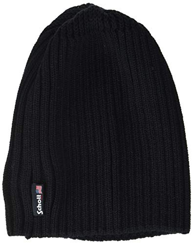 Schott NYC Uomo Hat21 Cappello a Cuffia Not Applicable, Nero, Taille Unique