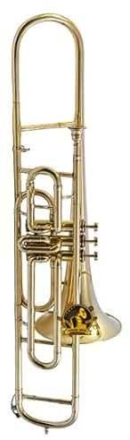SOUND SAGA® Valve Trombone With All Accessories Including Mouthpiece & Case.