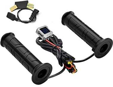 Beheizbare Handgriffe MAN-08318-X mit Daumenheizung für Quad ATV Heizgriffe Griffheizung