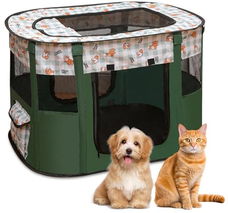 Parque para cachorros y mascotas, valla plegable para mascotas, tienda rectangular para cachorros, parque portátil para interiores, recinto para animales pequeños