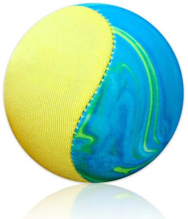 Alederways Beach Pool Water Bouncing Ball, Water Skip Ball, Swimming Pools Spielzeug, Pool Sport Spiele Spielzeug, Beach Ball für Kinder und Erwachsene (gelb 1pcs)