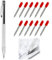 Stylos à Tracer en Carbure de Tungstène avec 12 Pointes de Stylet Supplémentaires, pointe à Tracer Livré, pointe à Tracer Metal pour Bois, Verre, Céramique