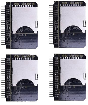 Reinscer 4X 44-Pin Male IDE to SD Card Adapter