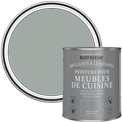Rust-Oleum Küchenmöbellack im Hochglanz - Finish - Urbangrau 750ml